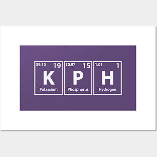 Kph (K-P-H) Periodic Elements Spelling Posters and Art